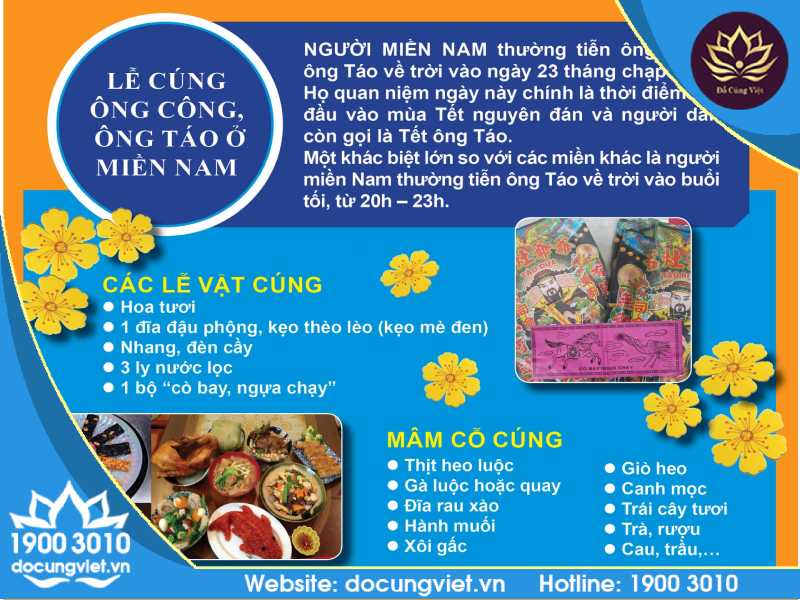 Đặt mâm cúng ông táo theo yêu cầu tại Đồ Cúng Việt