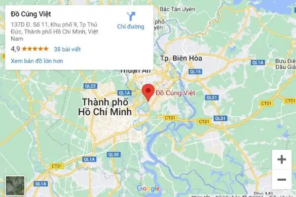 Bản đồ Đồ Cúng Việt