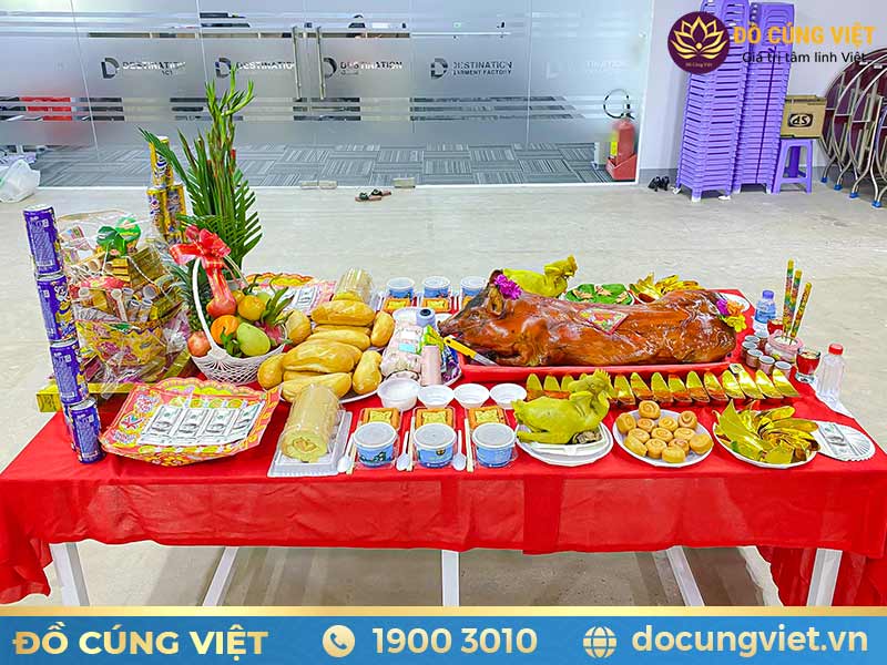 Dịch vụ đặt mâm cúng tổ nghề giày da trọn gói TPHCM